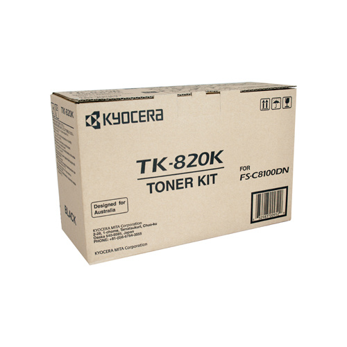Kyocera TK-820K Black Toner