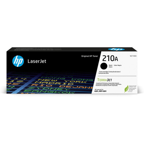 HP 210A LaserJet 4201/4301 Standard Yield Black Toner Cartridge (W2100A)